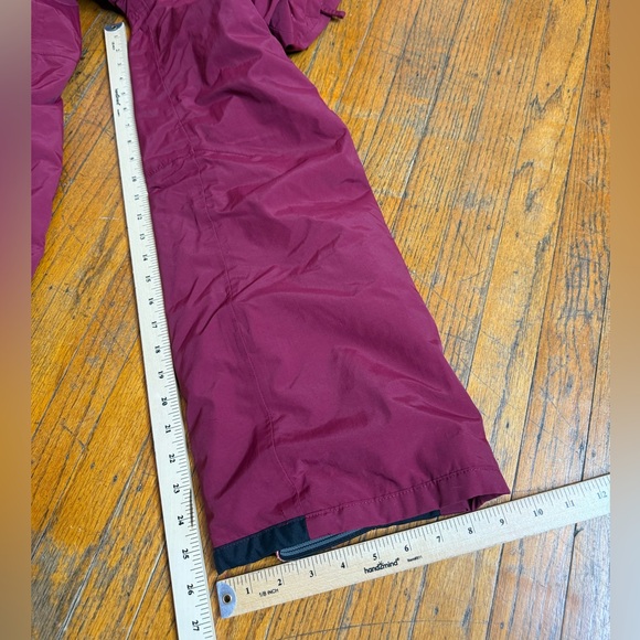 Burton Skylar Snow Bib 2L Pant YOUTH Kid's Size M US 10 Snowboarding Burgundy - Picture 11 of 11